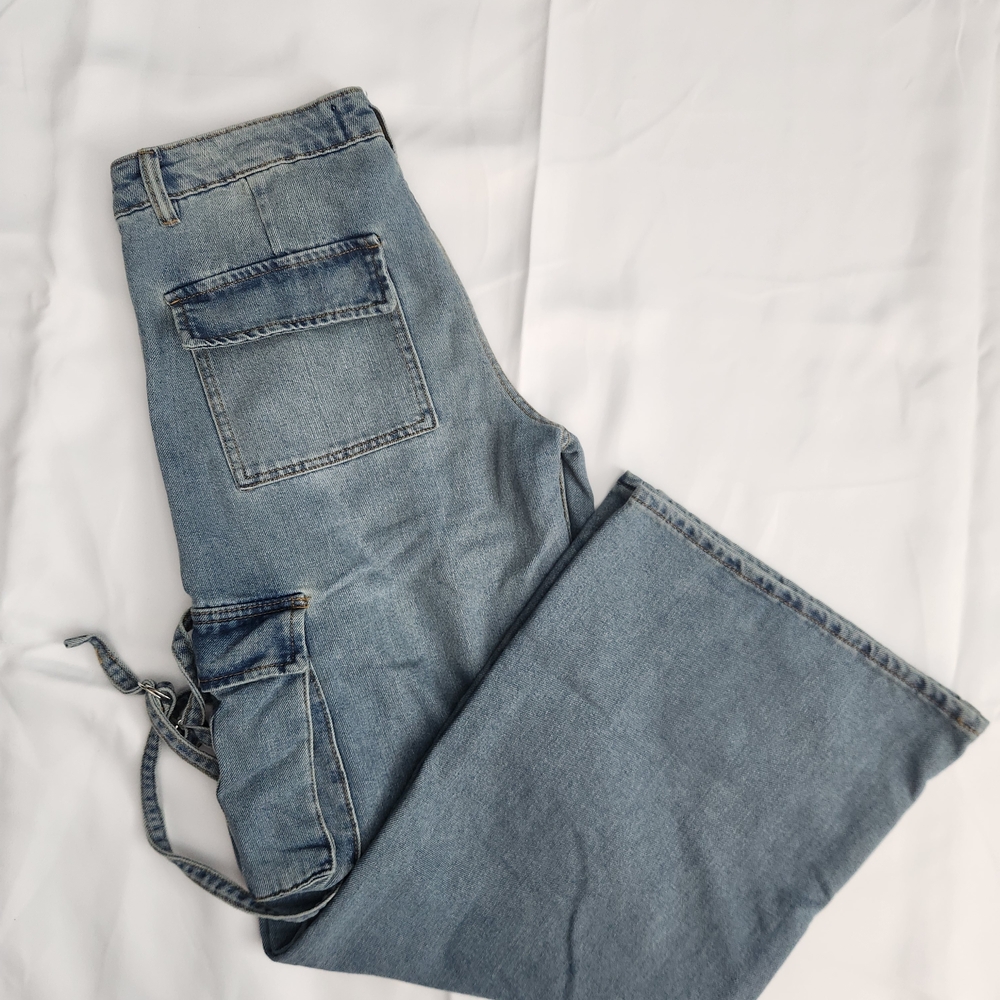 Women's Blue Flare Jeans